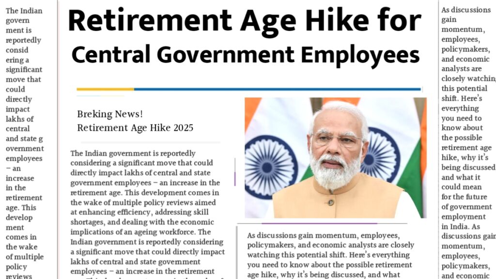 Retirement Age Hike